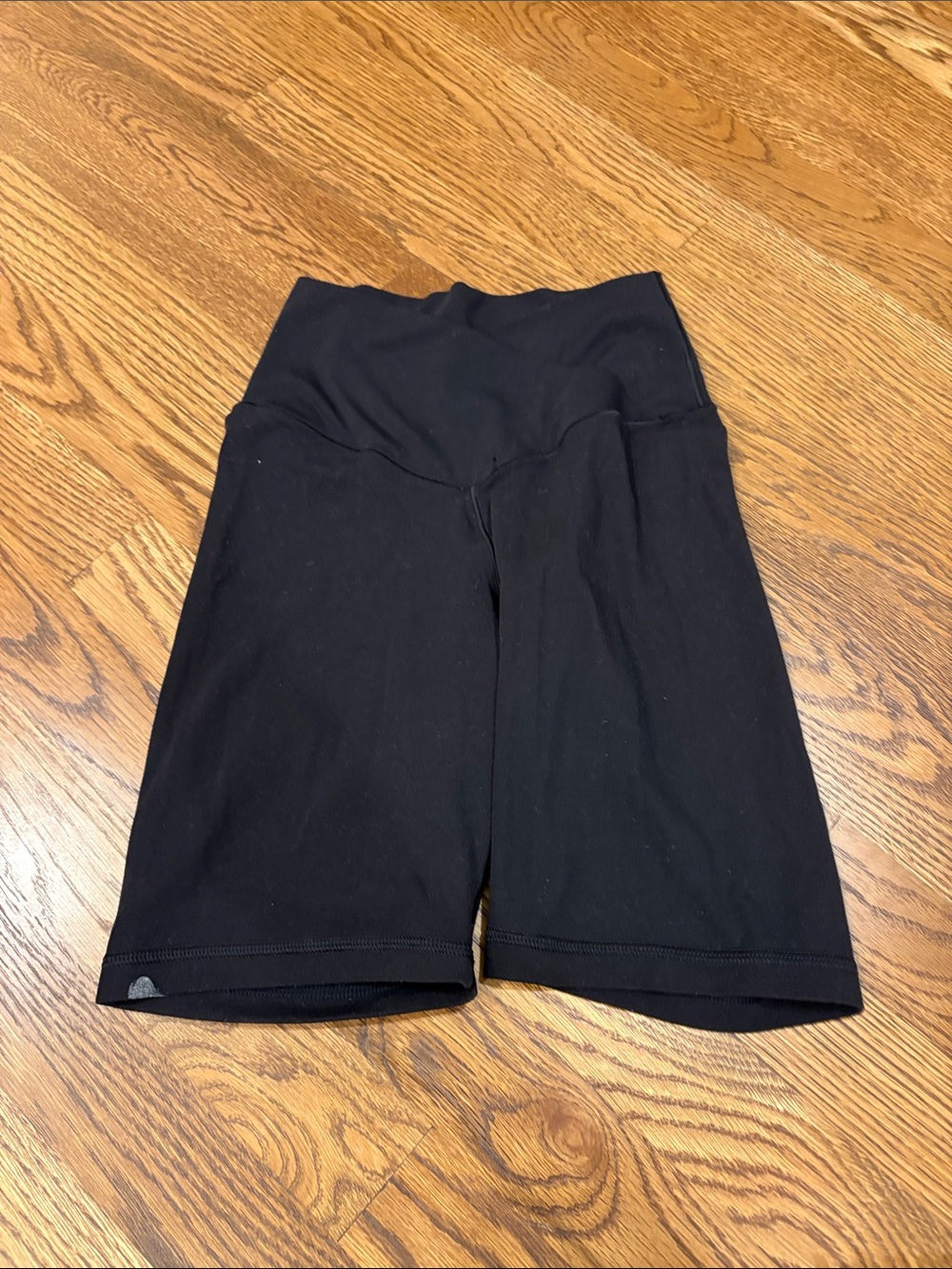 Aerie Women’s Black Crossover Biker Shorts